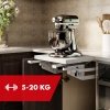 Maclean Podnośnik do szafki kuchennej do 20kg, MC-497, metalowa, udźwig 5-20 kg, sprężyny