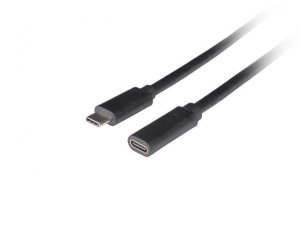 Lanberg Przedłużacz USB-C M/F 3.1 1.5m czarny