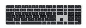 Apple Klawiatura Magic Keyboard z Touch ID i polem numerycznym dla modeli Maca z czipem Apple - angielski (USA) - czarne klawisz