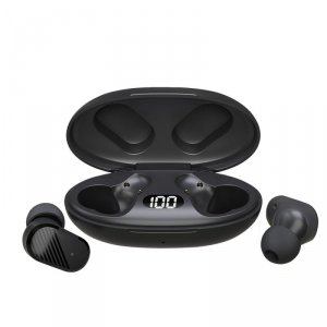 Savio Słuchawki  bezprzewodowe Bluetooth 5.3, IPX4, dotykowe sterowanie, TWS-10