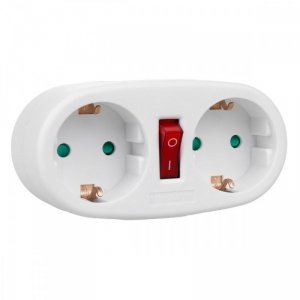 Maclean Gniazdko prądowe x2 MCE338 typ F