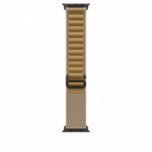 Apple Opaska Alpine w kolorze beżu do koperty 49 mm - rozmiar L - elementy z tytanu w kolorze czarnym