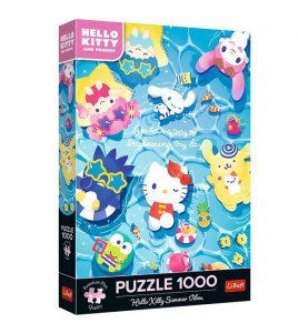 Trefl Puzzle 1000 elementów Hello Kitty letni relaks