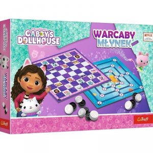 Trefl Gra Warcaby i Młynek Gabi Gabby Dollhouse
