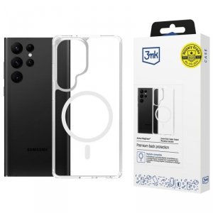 3MK Etui Armor MagCase do Samsung S24 Ultra MagSafe przezroczyste