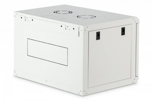 Digitus Szafa sieciowa wisząca Dynamic 19" 7U rack 385x600x450mm, drzwi szyba, szara, niezłożona, 60kg