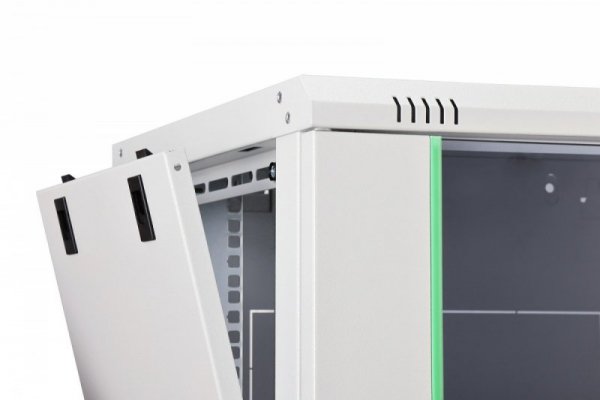 Digitus Szafa sieciowa wisząca Dynamic 19" 7U rack 385x600x450mm, drzwi szyba, szara, niezłożona, 60kg