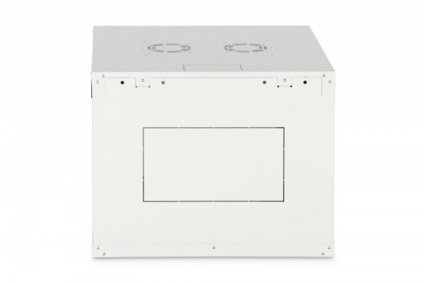 Digitus Szafa sieciowa wisząca Dynamic 19" 9U rack 474x600x600mm, drzwi szyba, szara, niezłożona, 60kg