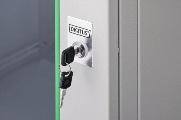 Digitus Szafa sieciowa wisząca Dynamic 19" 16U rack 785x600x600mm, drzwi szyba, szary, niezłożona, 60kg