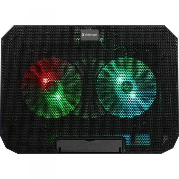 Defender Podstawka chłodząca NS-510 2W 2XUSB RGB 15.6 cala