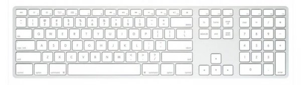Matias Klawiatura bezprzewodowa - aluminiowa Mac dongle USB-C Silver
