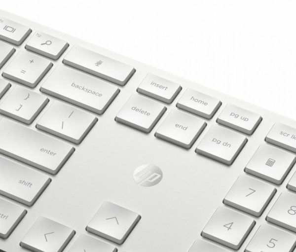 HyperX Zestaw klawiatura i mysz 650 bezprzewodowy biały 4R016AA#ABB