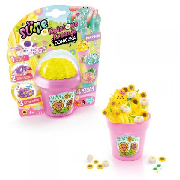 Epee Zestaw kreatywny So Slime Kwiatowe Kreacje - doniczka różowa