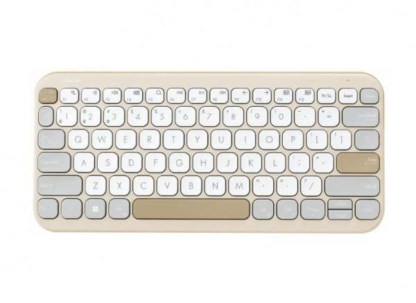 Asus Klawiatura Marshmallow KW100 BT5.0LE/Oat Milk
