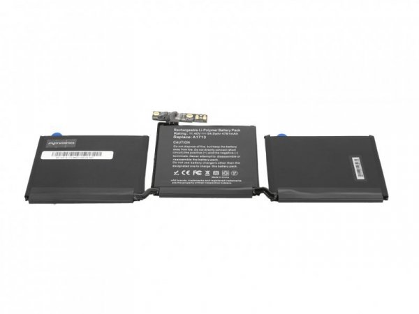 Movano Bateria A1713 do Apple MacBook Pro 13 A1708 - 4781 mAh (54.5 Wh)