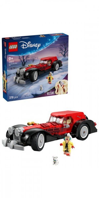 LEGO Klocki Disney 43277 Samochód Cruelli De Mon