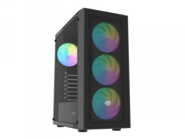 Fury Obudowa Shobo SH8F ARGB Midi tower z oknem czarna