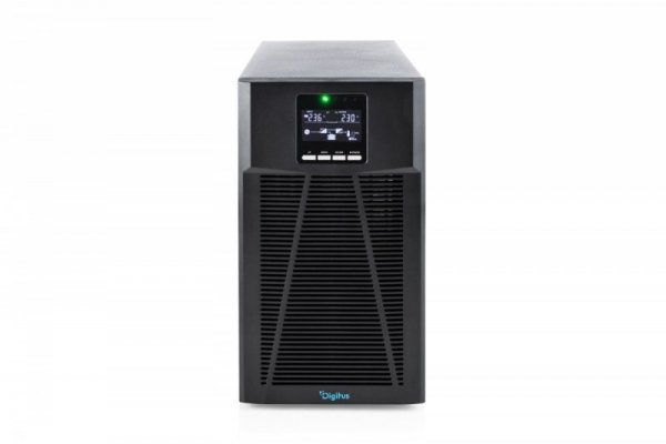 Digitus Zasilacz awaryjny UPS Online Tower 19" LCD 2000VA/2000W 4x12V/9Ah 8xC13 1xC14 USB RS232 RJ45 GŁ.460mm
