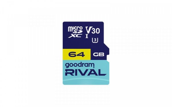 GOODRAM Karta pamięci microSD 64GB Rival UHS-I V30 U3 C10 100/70MBs