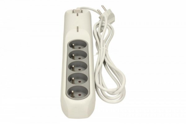 Lestar Listwa przeciwprzepięciowa LFT-2005, 3L EMI/RFI, 2.5m, szara