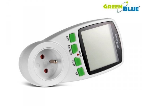 GreenBlue Miernik Watomierz GB-202 Do pomiaru mocy pobier