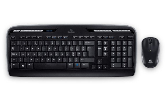 Logitech Zestaw klawiatura i mysz MK330 Bezprzewodowy  920-003999