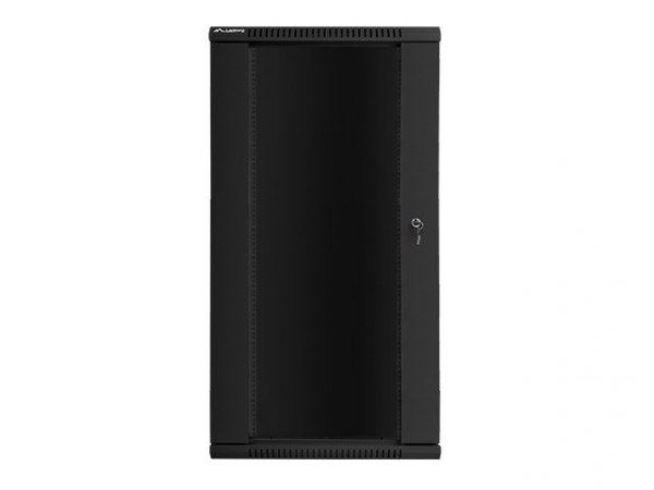 Lanberg Szafa instalacyjna wisząca 19&#039;&#039; 27U 600X450mm czarna (drzwi      szklane)