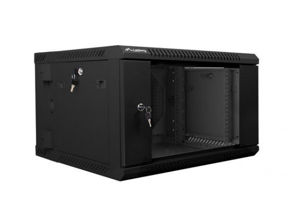 Lanberg Szafa instalacyjna wisząca dwusekcyjna 19&#039;&#039; 6U 600X600mm czarna