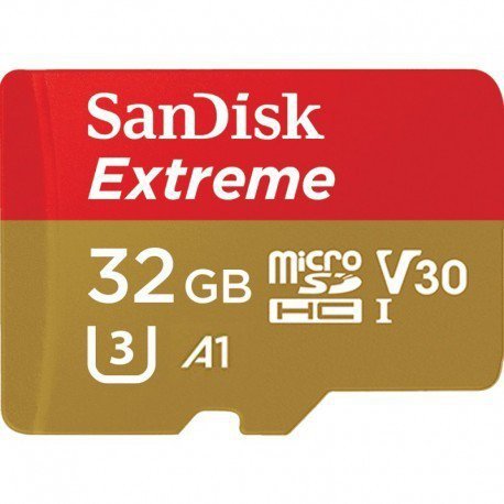SanDisk Extreme microSDHC 32GB 100/60 MB/s A1 V30 U3