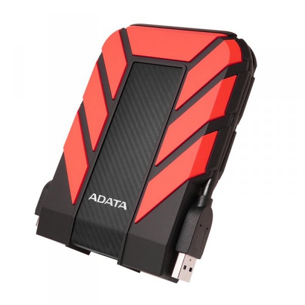 Adata Dysk twardy DashDrive Durable HD710 1TB 2.5 USB3.1 czerwony