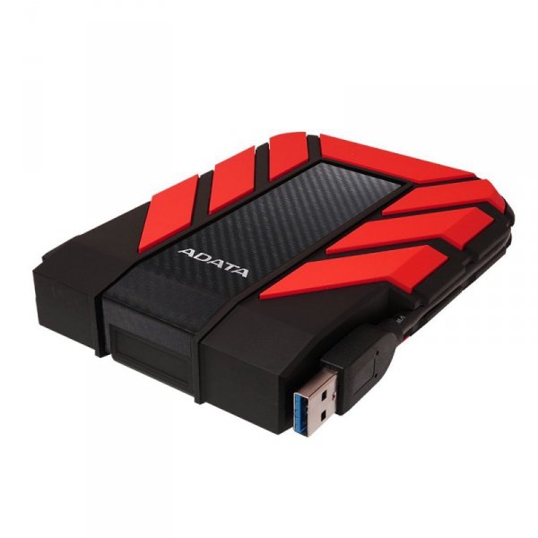 Adata Dysk twardy DashDrive Durable HD710 1TB 2.5 USB3.1 czerwony