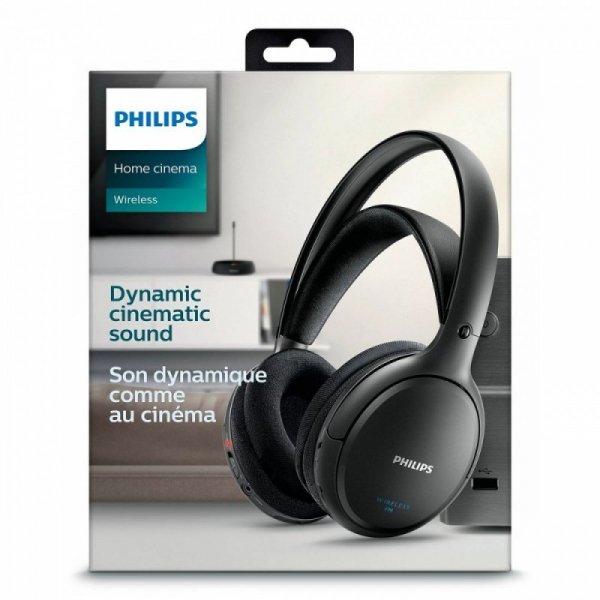 Philips Słuchawki bezprzewodowe SHC5200 czarne