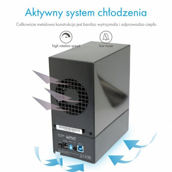 IcyBox IB-RD3621U3 2x3.5&#039;&#039; RAID