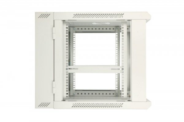 Extralink Szafka wisząca rack 9U 600x600 szara dwusekcyjna