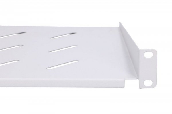 Extralink Półka rack 1U do szaf wiszących szara 25 cm