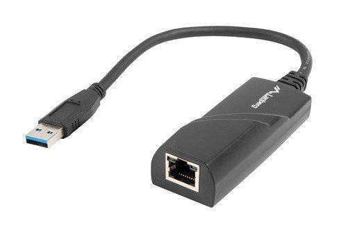 Lanberg Karta sieciowa USB 3.0 1X RJ45   1GB NC-1000-01