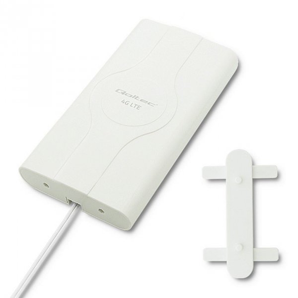 Qoltec Antena 4G LTE dookólna | 2xSMA | 30dBi | Wewnętrzna