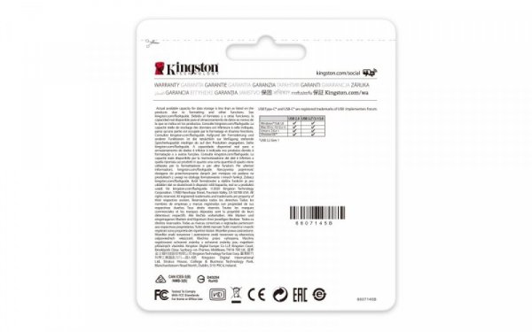 Kingston Pendrive DT70/64GB USB-C 3.2 Gen1