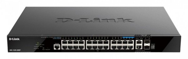 D-Link Switch Smart DGS-1520-28MP 20xGE PoE 2x2.5GE 2x10GE 2xSFP