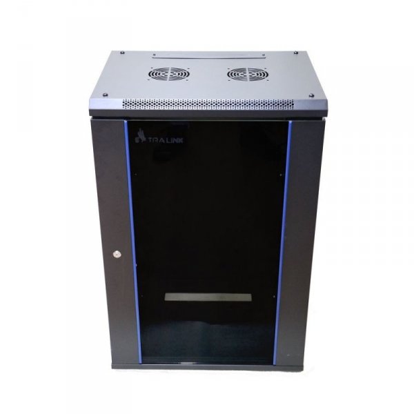 Extralink Szafa rack 18U 600x450mm czarna wisząca