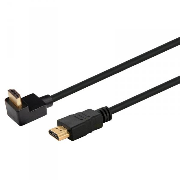 Savio Kabel HDMI kątowy złoty v1.4 3D, 4Kx2K, 1.5m, CL-04