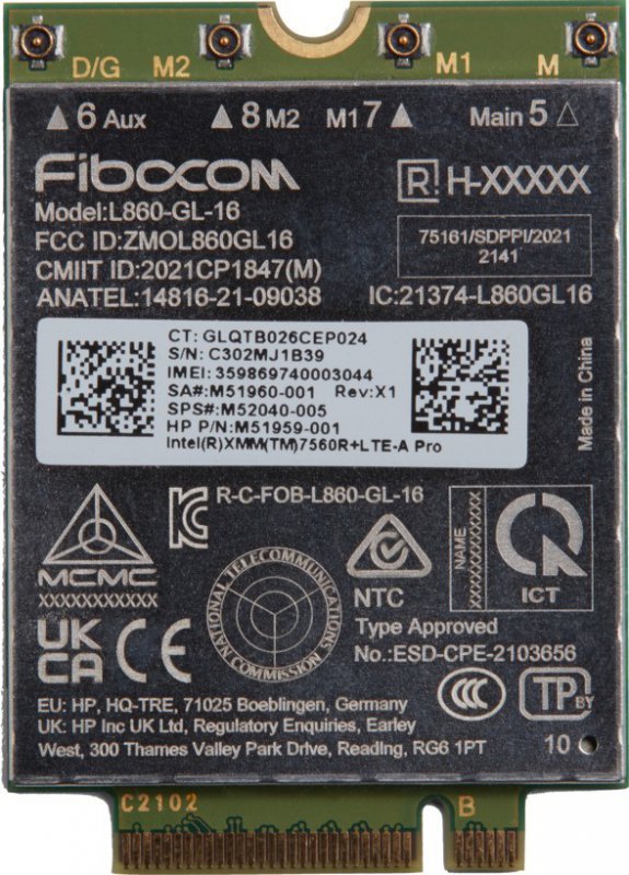 HP Inc. XMM 7560 R+ LTE ADV PRO WWAN 5R8X8AA
