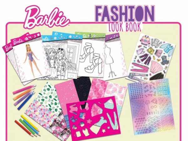 Lisciani Książeczka szkicownik Barbie