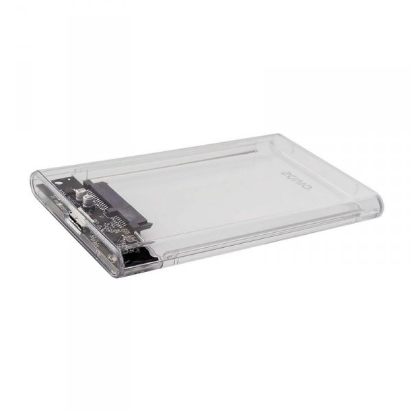 Savio Zewnętrzna obudowa na dysk HDD/SSD 2.5&quot;, USB 3.0, AK-66, transparentna