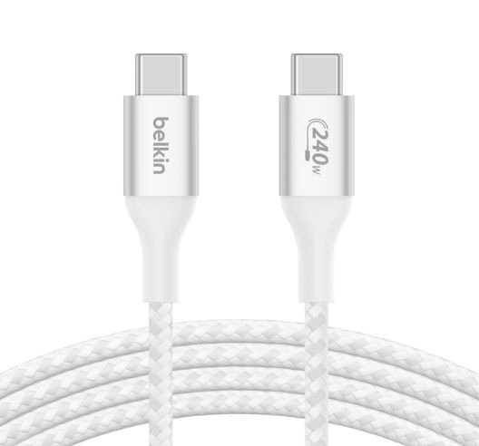 Belkin Kabel BoostCharge USB-C/USB-C 240W 1m biały