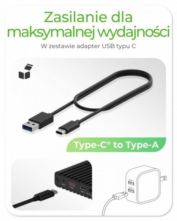 IcyBox Stacja ICY BOX IB-2817MCL-C31  z funkcją klonowania dla 2x NVMe  SSD