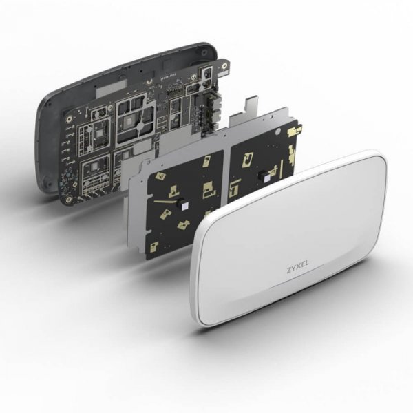Zyxel Punkt dostępu AP Single Pack 802.11be AP, Smart Antenna, Standalone                  NebulaFlex 1 year Nebula Pro pack lic