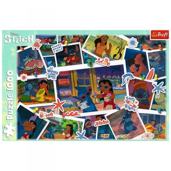 Trefl Puzzle 1000 elementów Lilo i Stitch Słodkie wspomnienia