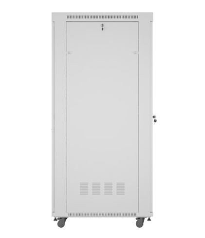 Lanberg Szafa stojąca rack 19&#039;&#039; 42U 800x1000 szara drzwi szkalne flat pack