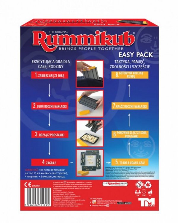 Tm Toys Gra Rummikub Easy Pack